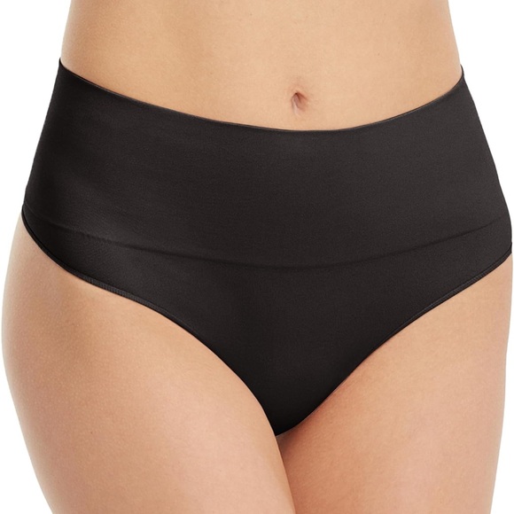 Spanx Everyday Shaping Thong in Rosewood - Picture 7 of 9